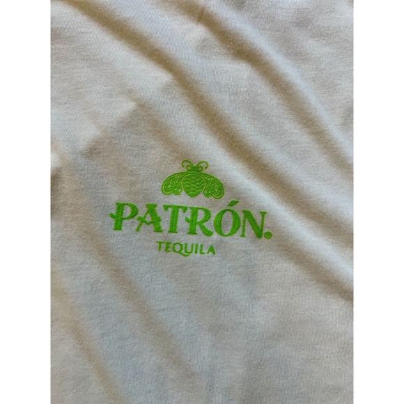 New Patron Tequila T-Shirt Men’s XXL Off White Bar Promo threads 4 thought - Picture 3 of 7